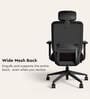 Greta 2.0 Mesh Ergonomic Chair in Black Ink Finish