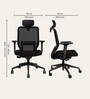 Greta 2.0 Mesh Ergonomic Chair in Black Ink Finish