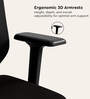 Greta 2.0 Mesh Ergonomic Chair in Black Ink Finish