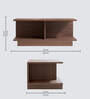 Greva Coffee Table In Columbian Walnut Finish Greva Coffee Table In Columbian Walnut Finish