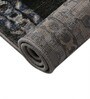 Grey & Cream Traditional Polyester 4 x 6 Feet Machine Made Carpet