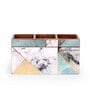 Grey & Gold MDF Wood New Onyx Cutlery Tissue Holder