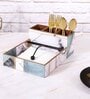 Grey & Gold MDF Wood New Onyx Cutlery Tissue Holder