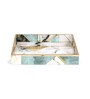 Grey & Gold MDF Wood New Onyx  Square Serving Tray