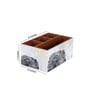 Grey & Gold Mdf Wood Rectangle 1 Pcs Cutlery Holder