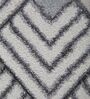 Grey & Ivory Geometric Freize 6 x 9 Feet  Machine -Made Carpet