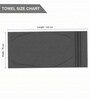 Grey & Maroon Soft Cotton 500 GSM Solid Bath Towel Pack Of 4