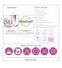 Grey & Pink 500 GSM Cotton Bath Towel (Set of 2)