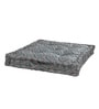 Grey & Turquoise Geometric Polyester 20x20 Inches Floor Cushion