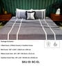 Grey   Upcycled Cotton Bed Cover  Collection