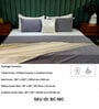 Grey   Upcycled from Silk & Cotton Bed Cover  Collection