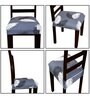 Multicolor Printed Polyester Blend 16x20 Inch Chair Covers (Set of 4)