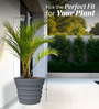 Grey BR Round 14 Inches Planter
