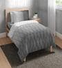 Grey  Cotton Geometrical 80 GSM Single Bed Dohar