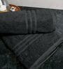 Grey Cotton Solid 550 GSM 2 Pcs Bath Towels