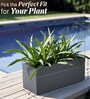 Grey GT rectangular 218 Planter