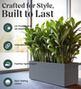 Grey GT rectangular 2411 Planter