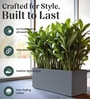 Grey GT rectangular 3613 Planter