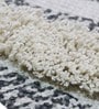 Grey Cotton 3 ft X 5 ft Machine Made Dhurrie