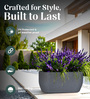 Grey PCTR rectangular 2411 Planter
