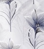 Grey Floral 210TC Polyester Blend 17 x 27 Inches Pillow Covers (Set of 2)