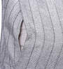 Grey Patterned 210TC Jute 17 x 27 Inches Pillow Covers (Set of 2)