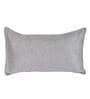 Grey Solid 210TC Jute 17 x 27 Inches Pillow Covers (Set of 2)