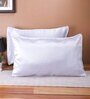 Grey Solid 210TC Satin 17 x 27 Inches Pillow Covers (Set of 2)