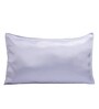 Grey Solid 210TC Satin 17 x 27 Inches Pillow Covers (Set of 2)