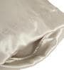 Grey Plain Solid 210TC Satin 17 x 27 Inches Pillow Covers (Set of 2)