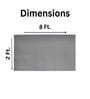 Grey Solid PVC 2 ft x 8 ft Antiskid Bath Tub Cum Floor Runner