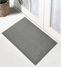 Grey  Solid PVC 48x24 Inches Antiskid Bath Mat