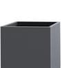 Grey Square Shaped Polymer Floor Planter