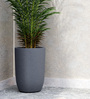 Grey TPC Round 14 Inches Planter
