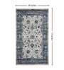 Grey Persian 4 Ft X6 Ft Carpet