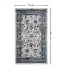 Grey Traditional 6 ft x9 ft Carpet