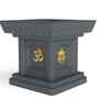 Grey TULISI Square Shaped 1 Planter