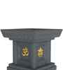 Grey TULISI Square Shaped 1 Planter