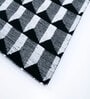 Grey Wool and Viscose 5 ft X 8 ft Flat Weaves