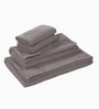 Grey 100% Cotton 380 Gsm Bath Towel 4 Pc