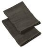 Grey 100% Cotton 380 Gsm Hand Towel 2 Pc