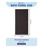 Grey 100% Cotton 400 Gsm Bath Towel