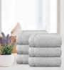 Grey 625 GSM 100% Cotton Face Towel (Set of 6)