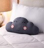 Grey Cotton Cloud Shaped Pillow