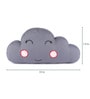 Grey Cotton Cloud Shaped Pillow