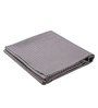Grey Solid 500 TC 100% Cotton Double Bed Cover