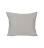 Grey 100% Cotton Solid 16x16 inches Cushion Covers (Set of 3)