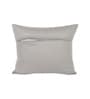 Grey 100% Cotton Solid 16x16 inches Cushion Covers (Set of 3)