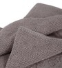 Grey 100% Cotton Solid 550 GSM 4 Pieces Towel Set