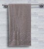 Grey 100% Cotton Solid 550 GSM Bath Towel
